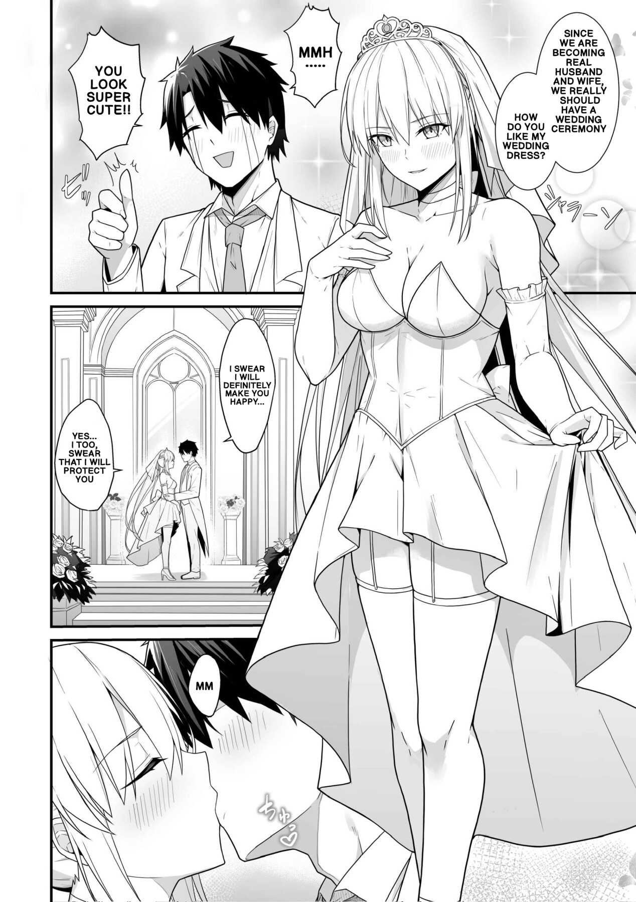 Hentai Manga Comic-Wedding Night with Her Majesty the Queen Morgan-Read-3